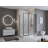Душевой уголок BELBAGNO UNO-195-AH-1-130/90-C-NERO