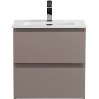 Тумба под раковину BELBAGNO KRAFT 39-500/390-2C-SO-СO 50 см, подвесная, бежевый матовый